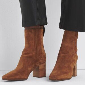 Rag & Bone Astra Chelsea Brown Suede‎ Boots Women's Sz 39.5 US 9.5  NEW